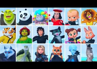 Dreamworks All Star Kart Racing All Characters