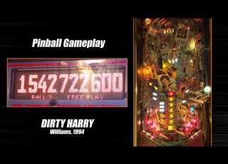  Dirty Harry Pinball Machine Gameplay Williams 1994 CRIME WAVE