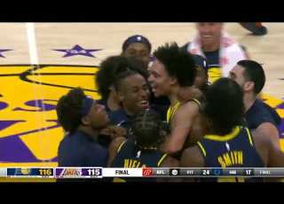 Andrew Nembhard Drains 3 Pointer At The Buzzer For The Win TissotBuzzerBeater