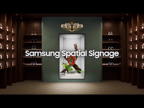 Spatial Signage 3D Showcase Bring Your Brand To Life Samsung