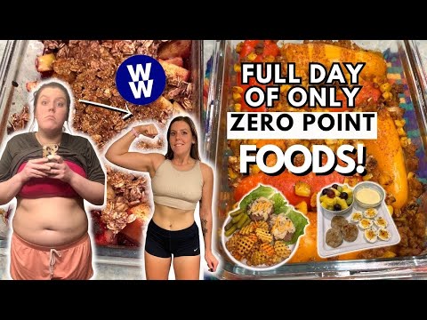 I Ate ONLY Zero Point Foods For A Day WeightWatchers What I Eat In A Day For Weight Loss