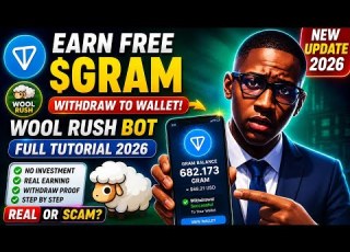  Earn FREE GRAM Withdraw To Wallet Wool Rush Telegram Bot Full Tutorial 2026 Real Or Scam