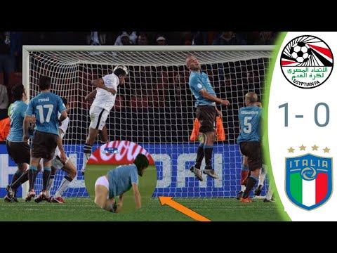 مباراه مصر وايطاليا في كاس العالم للقارات 2009 جنون المعلقين مباراة نار