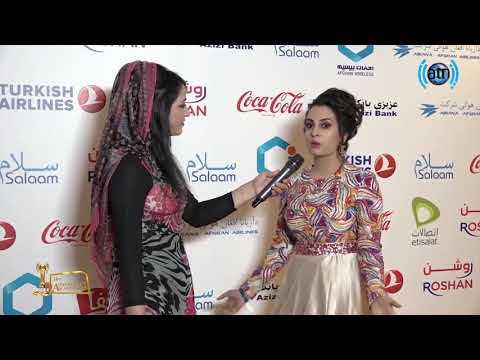 مصاحبه با فرزانه ناز در دهمین جشنواره هنری تلویزیون آریانا