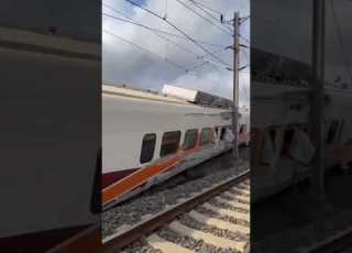 SGR TRAIN HAS HAD AN ACCIDENT IN RUVU AREAS