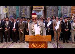 مراسم رفع راية عيد الغدير الأغر في الصحن الحيدري الشريف 1447 هـ