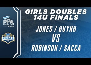  Jones Huynh Vs Robinson Sacca At The 2025 Junior PPA Finals