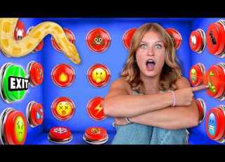 100 Mystery Buttons I Trapped My PARENTS