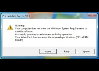 الحل النهائي لمشكلة ال VRam للعبة Pes2013 لجميع الويندوزات