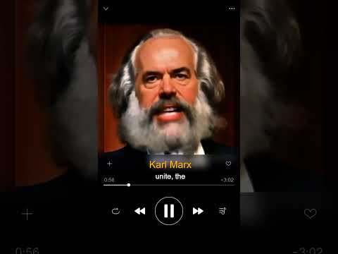 Karl Marx Sings MarxistMelodies CommunistRevolution SocialistSongs