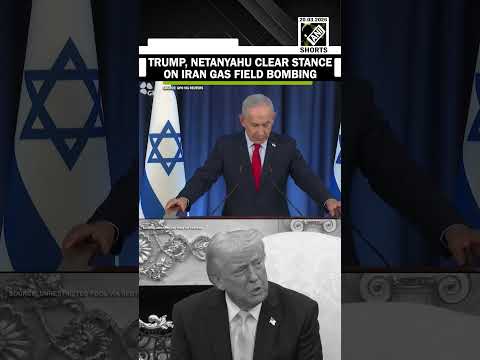 US Prez Trump And Israel PM Netanyahu Clears Stance On Who Acted For Iran Gas Field Bombing