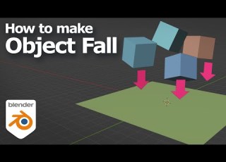How To Make Object Fall In Blender