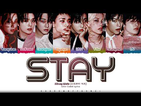 Stray Kids STAY Lyrics 스트레이 키즈 별 빛 가사 Color Coded Han Rom Eng ShadowByYoongi