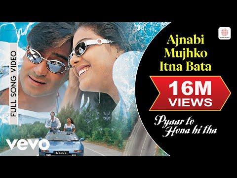 Ajnabi Mujhko Itna Bata Full Video Pyaar To Hona Hi Tha Kajol Ajay Asha Bhosle Udit N