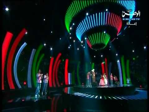 اغنية طيور الجنة التراث الكويتي حفلة طيور الجنة ب الكويت ليالي فبراير 2010