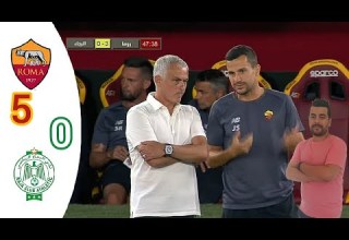 ملخص وأهداف مباراة الرجاء البيضاوي المغربي ضد روما الأيطالي جودة عالية