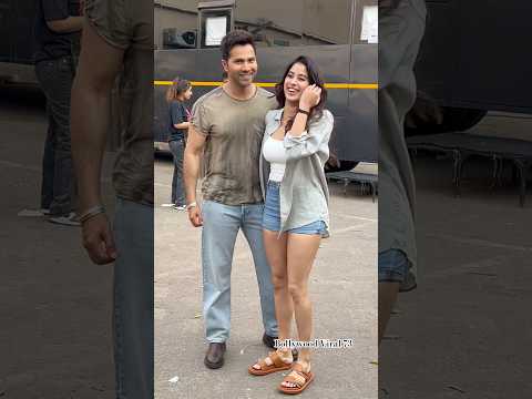 Trending Jodi Varundhawan Janhvikapoor Together At Shoot Ytshorts Trendingshorts Shorts