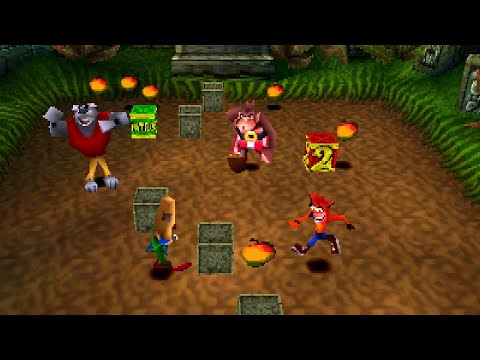 Crash Bash Europe PS1 DuckStation GAMEPLAY