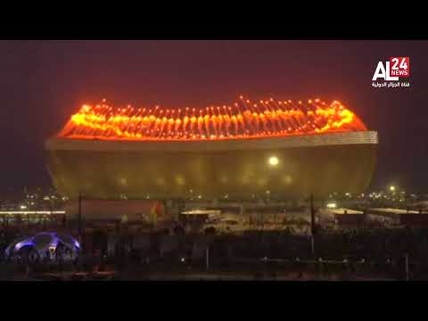ألعاب نارية في ملعب لوسيل خلال الحفل الختامي لكأس العالم 2022 ألعاب نارية في ملعب لوسيل خلال الحفل الختامي لكأس العالم 2022