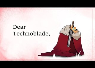A Tribute To Technoblade Blaze Of Glory