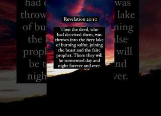 The Devil Is The Deceiver Revelation 20 10 Bible Verse Shortvideo Jesus Inspiration