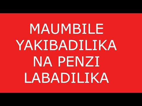 MKE NA MUME NA MABADILIKO YA MAUMBILE YAO YANA CHANGAMOTO