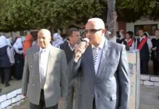 مدير ادارة ابوتيج التعليمية الاستاذ محمد عبد المحسن فى حفل تكريم اوائل الثانوية العامة