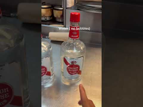 How To Know Different Vodka Vs Water By Look Shorts Tricks Hack Habachi