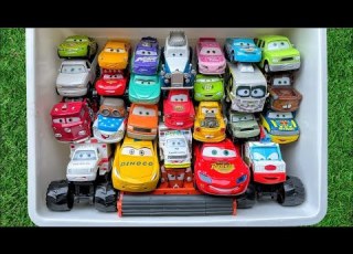 HUGE Disney Pixar Cars Diecast Collection Review Amazing Water Display