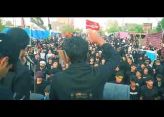 كلت ارد اجازي الرادود كريم الناشي الشاعر حسين رشيد البطحاوي هيئة شق الجدار ايني