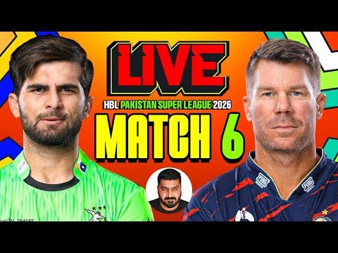 PSL Live Match Today Lahore Qalandars Vs Karachi Kings PSL Live 2026 Watch Party Match 6