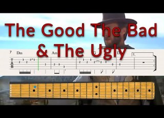 The Good The Bad And The Ugly Guitar TAB Playalong