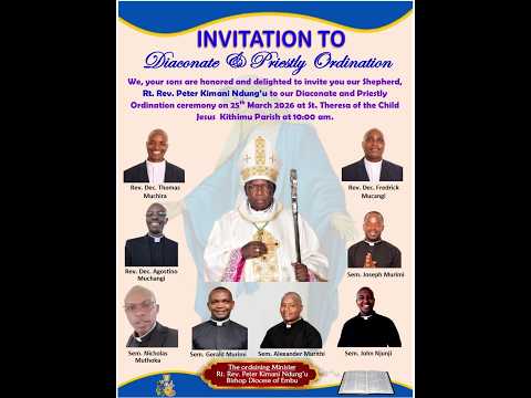 25 3 2026 I SACRAMENT OF HOLY ORDERS CATHOLIC DIOCESE OF EMBU