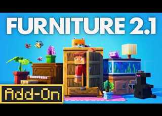 1500 Furniture Items The NEW 2 1 Update Is CRAZY Bedrock Addon