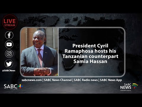 President Ramaphosa And His Tanzanian Counterpart Samia Hassan Engage The Media President Ramaphosa And His Tanzanian Counterpart Samia Hassan Engage The Media