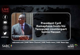 President Ramaphosa And His Tanzanian Counterpart Samia Hassan Engage The Media