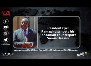 President Ramaphosa And His Tanzanian Counterpart Samia Hassan Engage The Media
