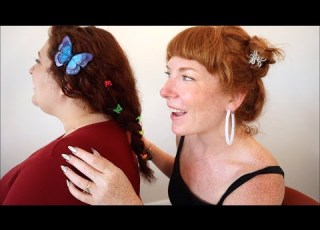 ASMR Girl In The Back Plays With Your Hair