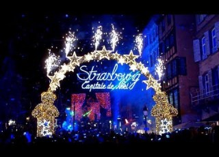 Lancement Des Illuminations De Noël Strasbourg 2012 HD