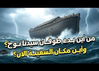 من أين بدء طوفان سيدنا نوح وماذا حدث لزوجته وأولاده وأين مكان السفينة الآن قصة مؤثرة جدا
