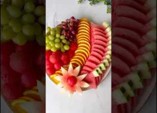 Beautiful Way To Cut Serve Watermelon Quick Easy Fruit Platter Tutorial