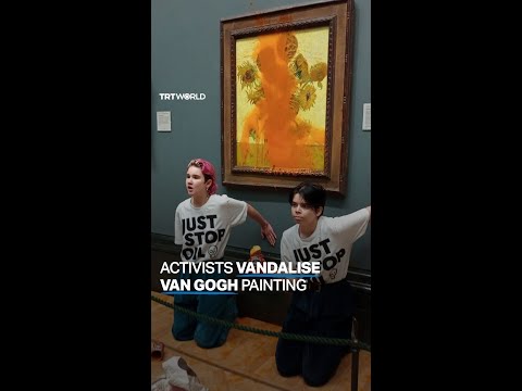 Eco Activists Throw Soup On Van Gogh S Sunflowers