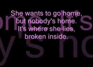 Avril Lavigne Nobody S Home With Lyrics