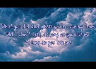 As Long As You Love Me Sleeping At Last Lyrics