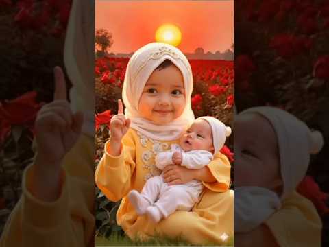 La Ilaha Illallah Muhammadur Rasulullah Naat Cute Baby Islamic Kalma Lailahaillallah
