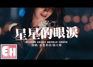  超星男孩 傲七爺 星星的眼淚 有太多太多的話還沒來及去對你說 反正你總認為我愛的就是沒你多 動態歌詞 Vietsub Pinyin Lyrics