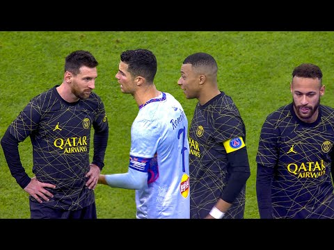 Messi Ronaldo Neymar Mbappe Showing Their Class In 2023