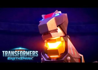 Grimlock Charging Up Transformers EarthSpark Compilation Animation Transformers Official