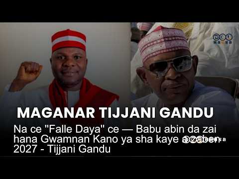 Na Ce Falle Daya Ce Babu Abin Da Zai Hana Gwamnan Kano Ya Sha Kaye A Zaben 2027 Ijjani Gandu Na Ce Falle Daya Ce Babu Abin Da Zai Hana Gwamnan Kano Ya Sha Kaye A Zaben 2027 Ijjani Gandu