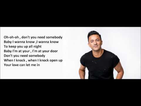 Don T You Need Somebody Red One LYRICS